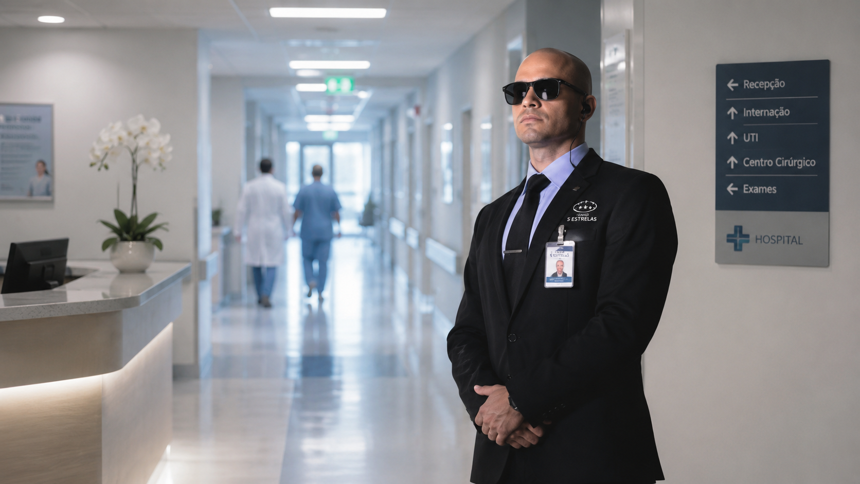 Controle de acesso para UTI e áreas restritas em hospitais